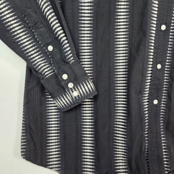 Vtg 90s Brooks & Dunn Shirt Mens XL‎ Pearl Snap Buttons Western Chore Wear Rodeo - Picture 4 of 16